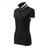 2570112-Tricou-polo-pentru-dama-Collar-Up-Negru