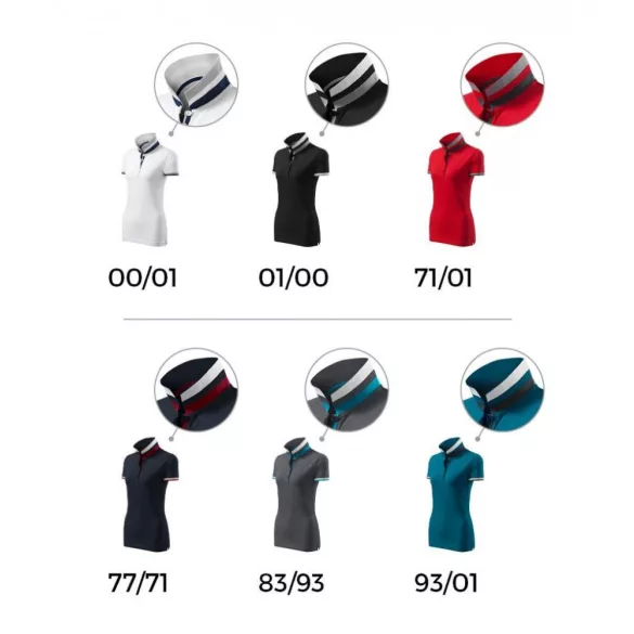 2577112-Tricou-polo-pentru-dama-Collar-Up-Formula-red
