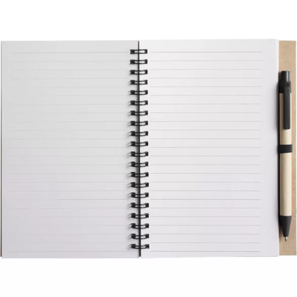 2715-005 - Notes ECO cu spira si pix - Stella - B6
