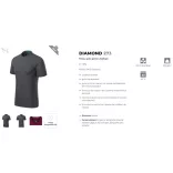 2738313 - Tricou polo pentru barbati - Diamond - Malfini Premium - [Antracit deschis]