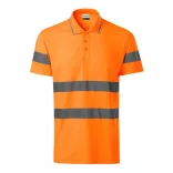 2v99813-Tricou-polo-unisex-HV-Runway-Portocaliu-reflectorizant