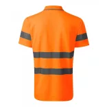 2v99813-Tricou-polo-unisex-HV-Runway-Portocaliu-reflectorizant