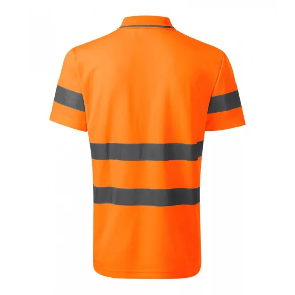 2v99813-Tricou-polo-unisex-HV-Runway-Portocaliu-reflectorizant
