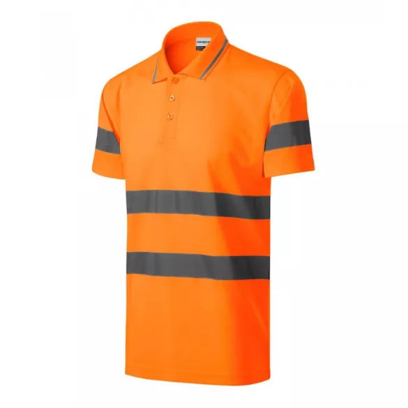2v99813-Tricou-polo-unisex-HV-Runway-Portocaliu-reflectorizant
