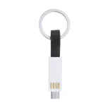 IA3008 - Breloc cu cablu incarcator magnetic 3-in-1 - CETUS - NEGRU