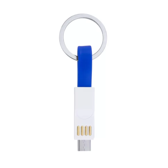 IA3008 - Breloc cu cablu incarcator magnetic 3-in-1 - CETUS - ALBASTRU ROYAL