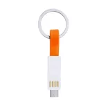 IA3008 - Breloc cu cablu incarcator magnetic 3-in-1 - CETUS - PORTOCALIU