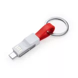 IA3008 - Breloc cu cablu incarcator magnetic 3-in-1 - CETUS - ROSU