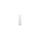 IA3009 - Breloc incarcator 3-in-1 din ABS - CRUX - ALB