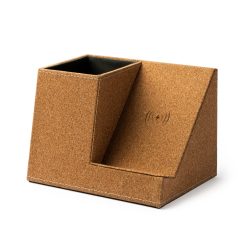 CR3032-Suport-pentru-pixuri-cu-incarcator-wireless-din-pluta-5W-PROMET-NATURAL