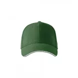 3060600-Sapca-unisex-Sandwich-6P-Verde-sticla