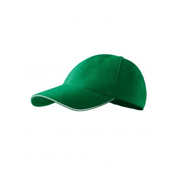 3061600-Sapca-unisex-Sandwich-6P-Verde-Mediu