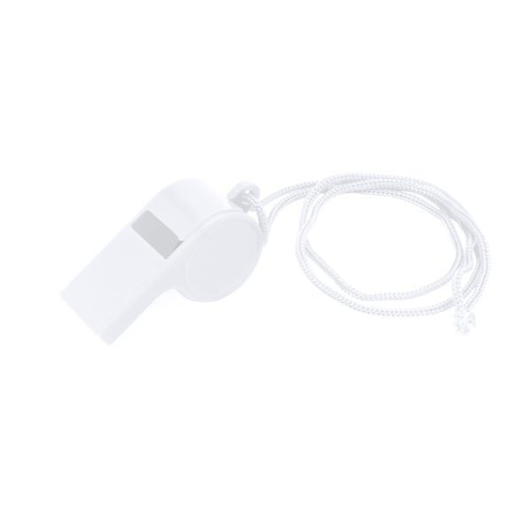 PF3101-Fluier-cu-design-clasic-si-curea-pe-dupa-gat-CARNIVAL-ALB