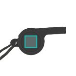 PF3101-Fluier-cu-design-clasic-si-curea-pe-dupa-gat-CARNIVAL-NEGRU