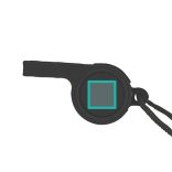 PF3101-Fluier-cu-design-clasic-si-curea-pe-dupa-gat-CARNIVAL-NEGRU