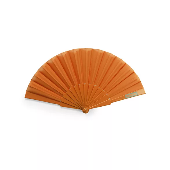 PF3110-Evantai-din-material-de-poliester-cu-maner-din-plastic-ALBERO-PORTOCALIU