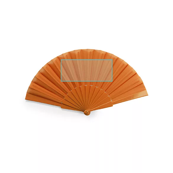 PF3110-Evantai-din-material-de-poliester-cu-maner-din-plastic-ALBERO-PORTOCALIU