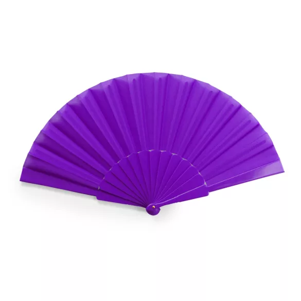PF3110 - Evantai din material de poliester cu maner din plastic - ALBERO - MOV PURPURA