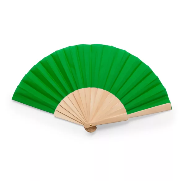 PF3111-Ventilator-manual-cu-nervuri-din-lemn-si-tesatura-din-poliester-CALESA-VERDE-TEI