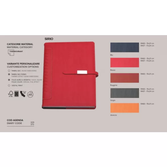 329SIRIORO18-Agenda-datata-zilnic-Sirio-Rosso