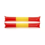 3356-MK - Bete de aplauze - Flag - Roxu/Galben