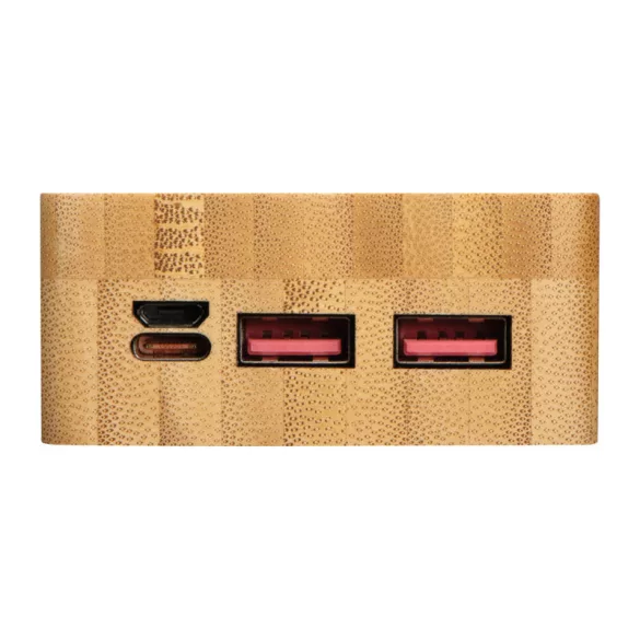 3396913 - Powerbank din bambus - 20.000 mAh