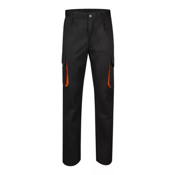 36004-213 - Pantaloni de twill cu buzunare multiple in doua tonuri (200g/m2), din bumbac (35%) si poliester (65%) - HYPNOS - Velilla