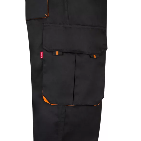 36004-213 - Pantaloni de twill cu buzunare multiple in doua tonuri (200g/m2), din bumbac (35%) si poliester (65%) - HYPNOS - Velilla