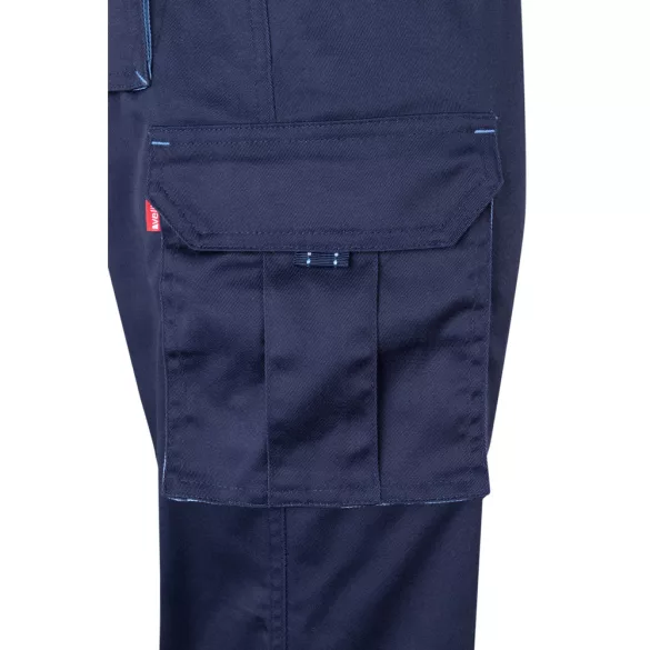36004-244 - Pantaloni de twill cu buzunare multiple in doua tonuri (200g/m2), din bumbac (35%) si poliester (65%) - HYPNOS - Velilla