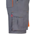 36018-217 - Bermude elastice cu buzunare multiple in doua tonuri (240 g/m2), din bumbac (46%), EME (38%) si poliester (16%) - HEMERA - Velilla