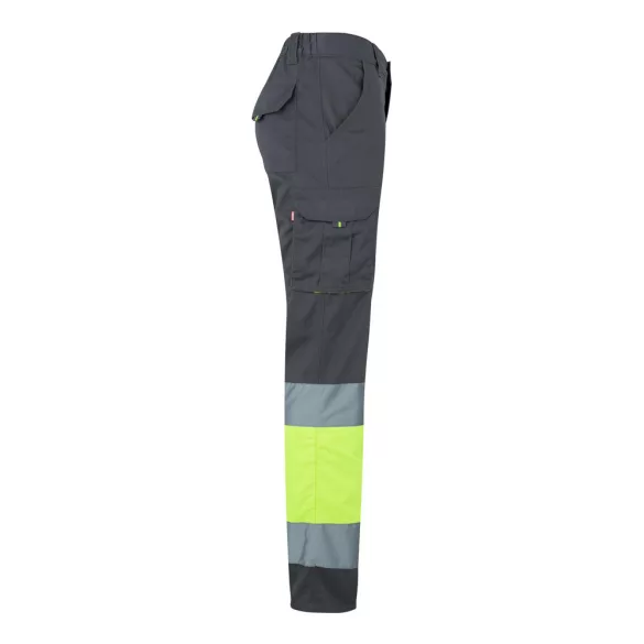36021-207 - Pantaloni elastici cu buzunare multiple, in doua tonuri (240 g/m2), din bumbac (46%), EME (38%) si poliester (16%) - ZEUS LARGE - Velilla