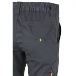 36021-207 - Pantaloni elastici cu buzunare multiple, in doua tonuri (240 g/m2), din bumbac (46%), EME (38%) si poliester (16%) - ZEUS LARGE - Velilla