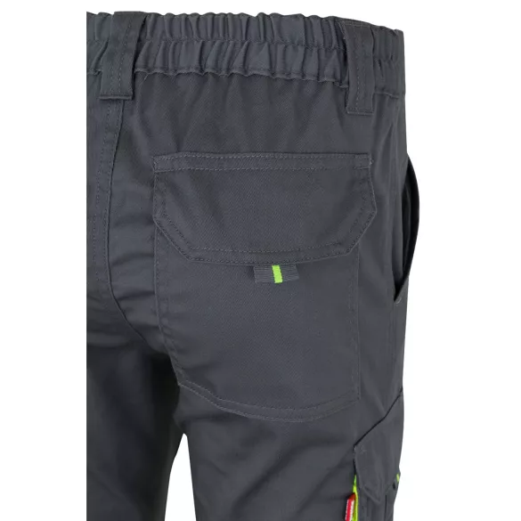 36021-207 - Pantaloni elastici cu buzunare multiple, in doua tonuri (240 g/m2), din bumbac (46%), EME (38%) si poliester (16%) - ZEUS LARGE - Velilla