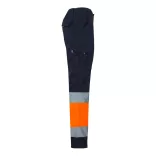 36021-214 - Pantaloni elastici cu buzunare multiple, in doua tonuri (240 g/m2), din bumbac (46%), EME (38%) si poliester (16%) - ZEUS LARGE - Velilla