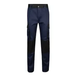   36029-104 - Pantaloni din twill cu buzunare multiple in doua tonuri (240 g/m2), din bumbac (35%) si poliester (65%) - NJORD - Velilla