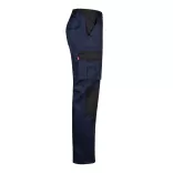 36029-104 - Pantaloni din twill cu buzunare multiple in doua tonuri (240 g/m2), din bumbac (35%) si poliester (65%) - NJORD - Velilla