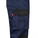 36029-104 - Pantaloni din twill cu buzunare multiple in doua tonuri (240 g/m2), din bumbac (35%) si poliester (65%) - NJORD - Velilla