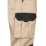 36029-131 - Pantaloni din twill cu buzunare multiple in doua tonuri (240 g/m2), din bumbac (35%) si poliester (65%) - NJORD - Velilla