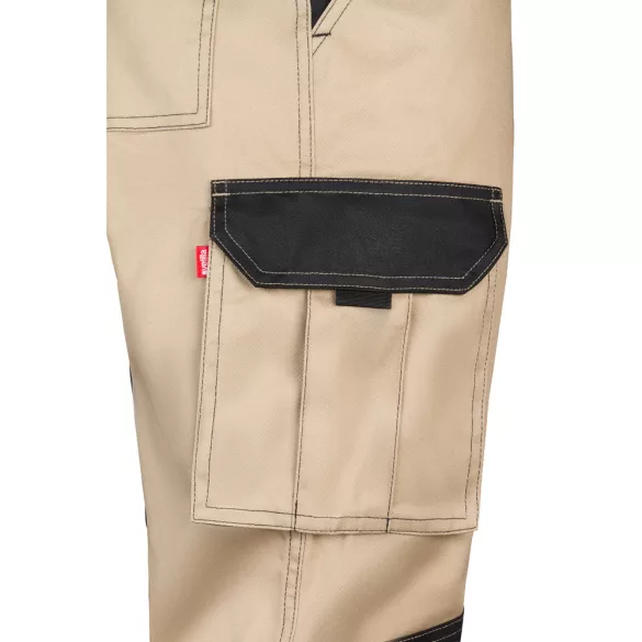 36029-131 - Pantaloni din twill cu buzunare multiple in doua tonuri (240 g/m2), din bumbac (35%) si poliester (65%) - NJORD - Velilla