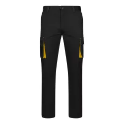  36031-203 - Pantaloni extensibili cu buzunare multiple (240g/m2), in doua tonuri, din bumbac (46%), EME (38%) si poliester (16%) - FIDES - Velilla