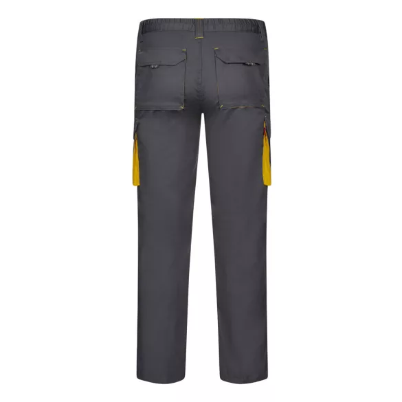 36031-207 - Pantaloni extensibili cu buzunare multiple (240g/m2), in doua tonuri, din bumbac (46%), EME (38%) si poliester (16%) - FIDES - Velilla