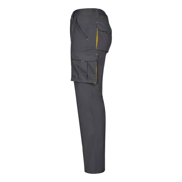 36031-207 - Pantaloni extensibili cu buzunare multiple (240g/m2), in doua tonuri, din bumbac (46%), EME (38%) si poliester (16%) - FIDES - Velilla