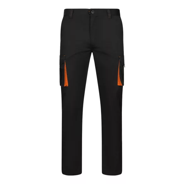 36031-213 - Pantaloni extensibili cu buzunare multiple (240g/m2), in doua tonuri, din bumbac (46%), EME (38%) si poliester (16%) - FIDES - Velilla
