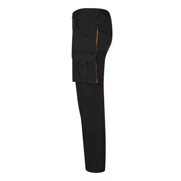 36031-213 - Pantaloni extensibili cu buzunare multiple (240g/m2), in doua tonuri, din bumbac (46%), EME (38%) si poliester (16%) - FIDES - Velilla