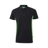 36039-243 - Tricou polo piqué bicolor (180g/m2), cu maneca scurta, din bumbac (60%) si poliester (40%) - SUPAY - Velilla