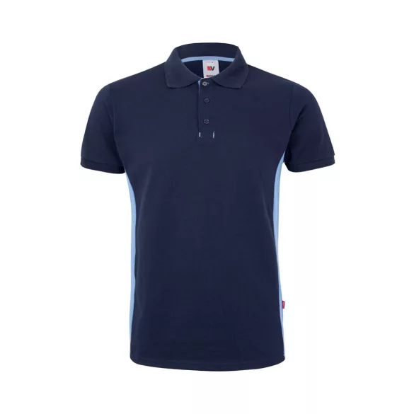 36039-244 - Tricou polo piqué bicolor (180g/m2), cu maneca scurta, din bumbac (60%) si poliester (40%) - SUPAY - Velilla