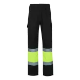 36054-203 - Pantaloni din twill bicolor cu buzunare multiple (210 g/m2), din bumbac (20%) si poliester (80%) - POSEIDON - Velilla