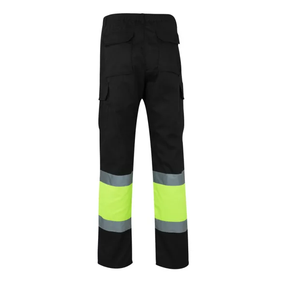36054-203 - Pantaloni din twill bicolor cu buzunare multiple (210 g/m2), din bumbac (20%) si poliester (80%) - POSEIDON - Velilla