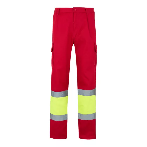 36054-205 - Pantaloni din twill bicolor cu buzunare multiple (210 g/m2), din bumbac (20%) si poliester (80%) - POSEIDON - Velilla