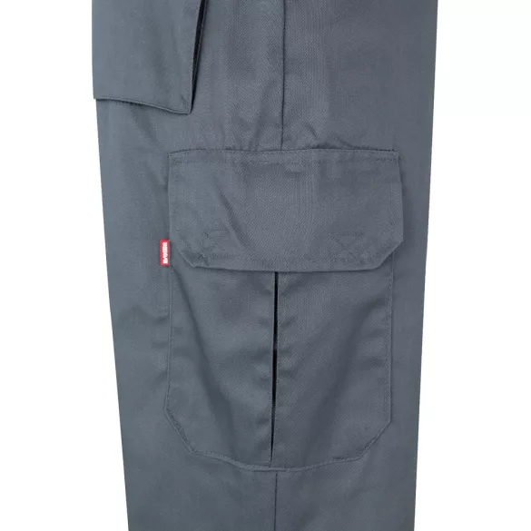 36054-207 - Pantaloni din twill bicolor cu buzunare multiple (210 g/m2), din bumbac (20%) si poliester (80%) - POSEIDON - Velilla